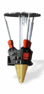 Inner surface circular spot laser cladding equipment