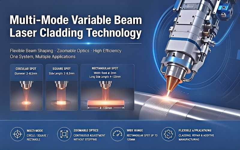Multi-Mode Variable Beam Laser Cladding Technology