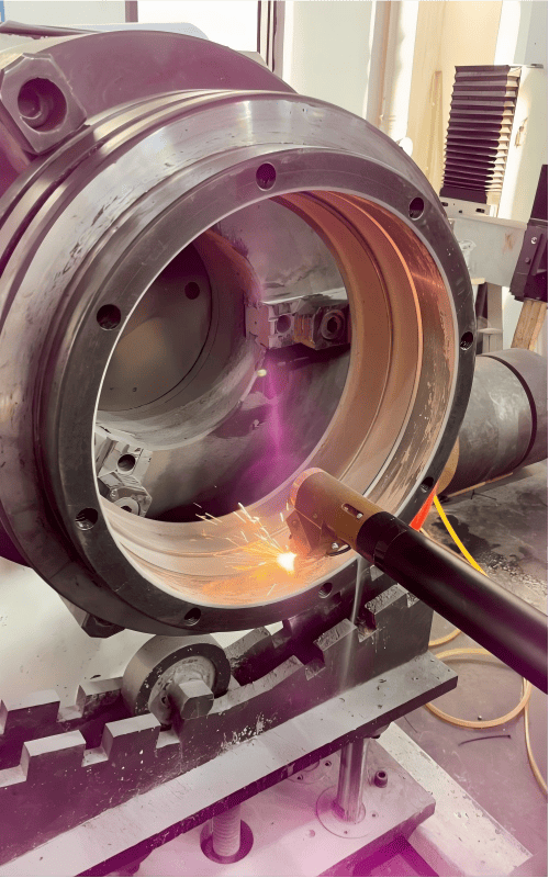 Inner surface laser cladding equipment