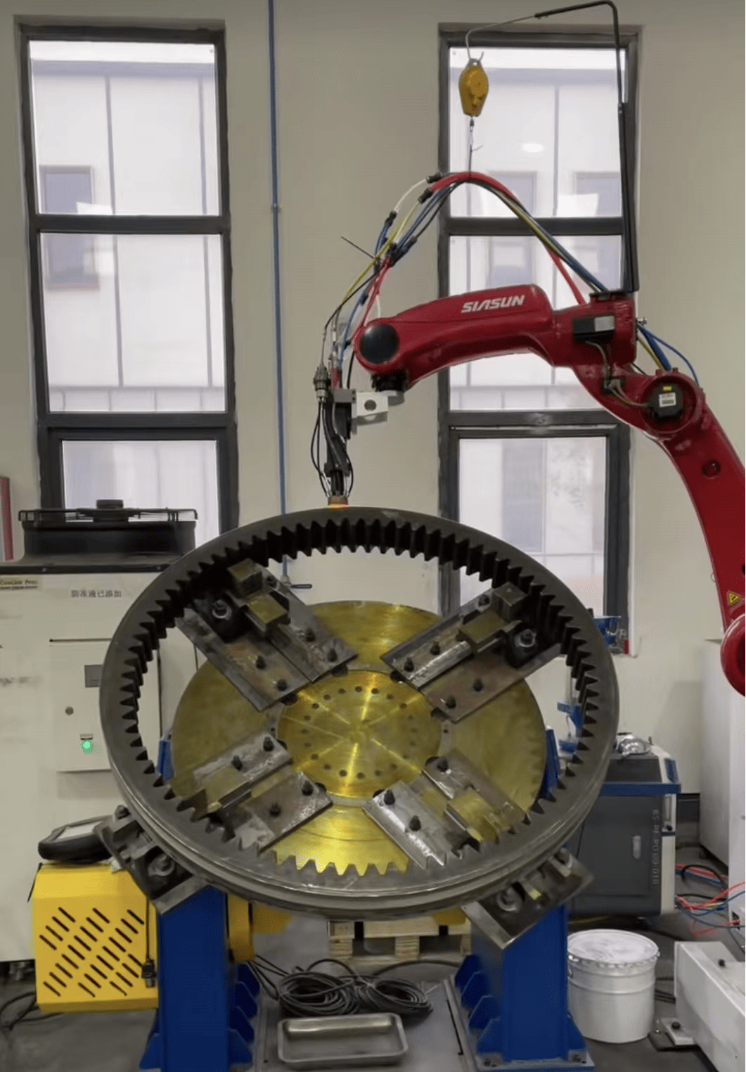 Engineering Machinery Laser Cladding Hardening Applications